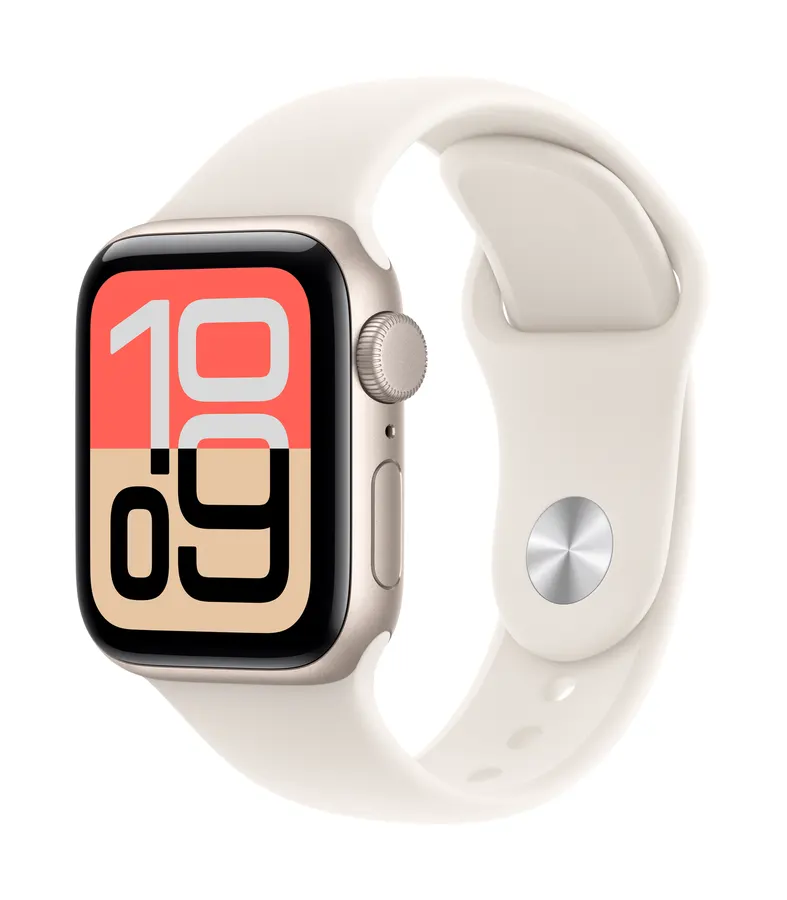 Apple Watch SE 3 GPS 44mm Aluminio Blanco Estrella Correa Deportiva